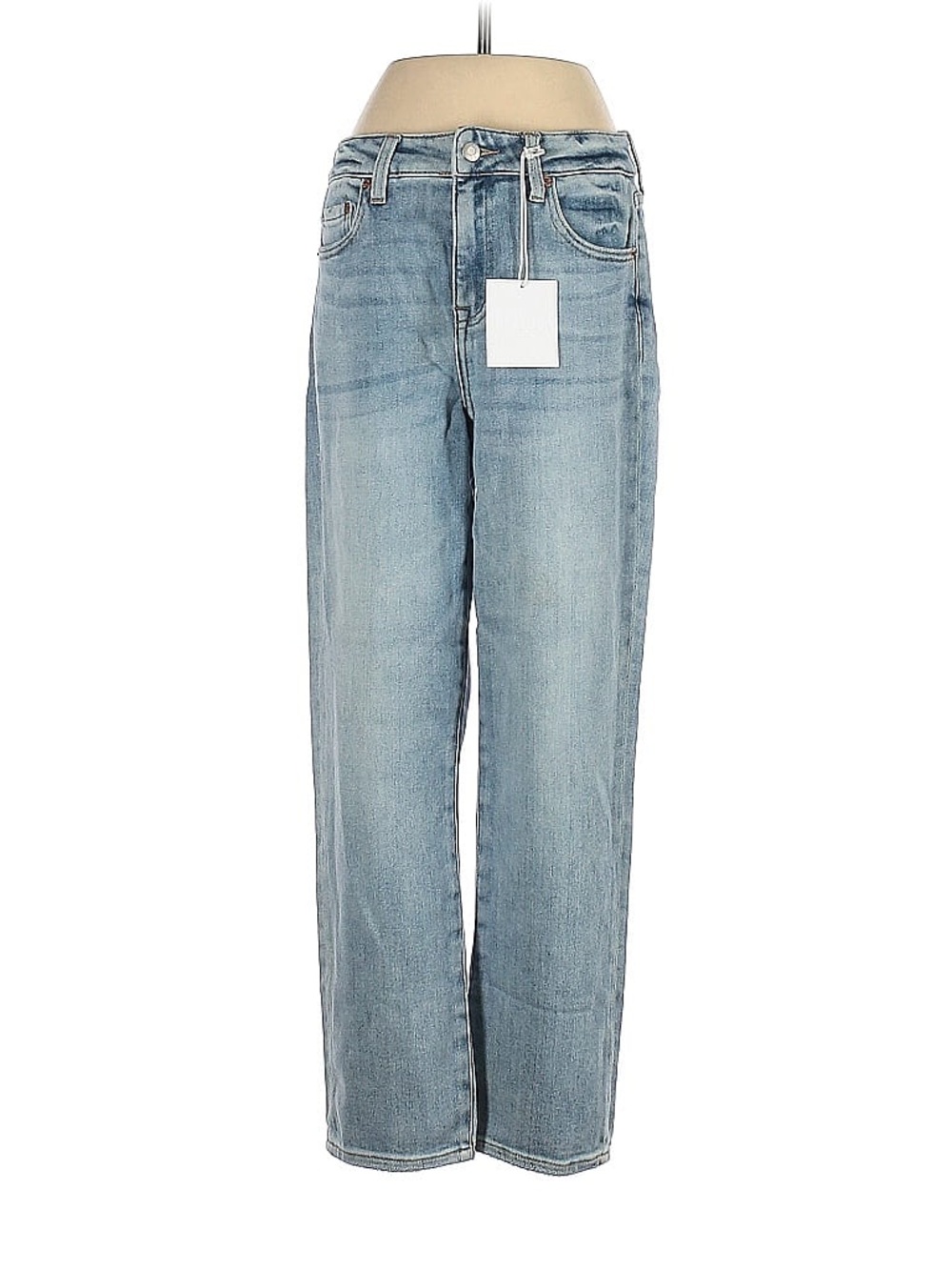 pistola Light Wash Straight-Leg Jeans